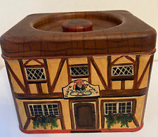 Hand Painted Beautyware Tin Suave Swine Inn Funny Kitchen Decor Coffee Canister picture