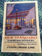1999 Mitchell Markovitz - “Our Standard -Whiting Refinery” South Shore Poster picture