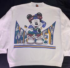 VTG USA Disney Mickey Mouse Unlimited Jerry Leigh Urban Sweatshirt SZ X-Large XL picture