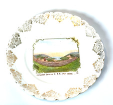 JOHNSTOWN Horseshoe Turn PA Pennsylvania Souvenir China TRINKET DISH PLATE picture