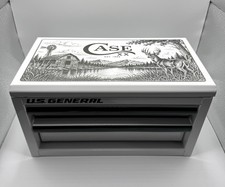 Custom Engraved Case XX Deer Scene US General Mini Toolbox Display White picture