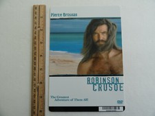 ROBINSON CRUSOE - PIERCE BROSNAN - BLOCKBUSTER VIDEO BACKER CARD 5