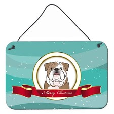Caroline's Treasures BB1529DS812 English Bulldog 8x12 Multicolor Aluminum Sign picture
