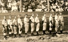 Arbor Vitae WI Baseball Team E. P. Cousineau c1900s-10s Real Photo Postcard bhn picture