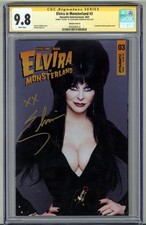 ELVIRA IN MONSTERLAND #3 CGC 9.8 SS SIGNED CASSANDRA PETERSON VARIANT D POP 8 picture