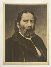 James Russell Lowell Photogravure Print 1913 The Mentor picture