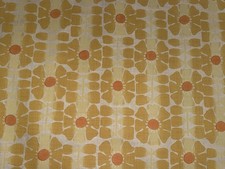 Galbraith & Paul Vintage Fabric Sold By The Yard Linen Print Floral picture