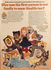 1975 Health-Tex Childrens Clothing PRINT AD Cartoon Comic Kids Family VTG 1970s picture