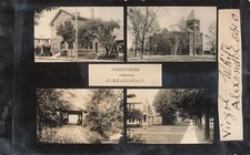LP45 Ohio RPPC Postcard: Alexandria OH Scenes 1914 picture