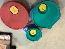 Tupperware lot 3 sets, 6 pieces picture