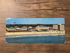 Vintage Myrtle Beach SC Postcard Patricia Inn and Court Ocean Blvd Written picture