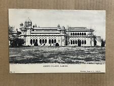 Postcard Lahore Pakistan British India Chiefs College School Vintage PC picture