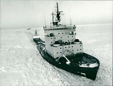 Icebreaker Atle in hard work north of Stockholm - Vintage Photograph 2469991 picture