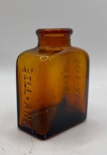 Bell-Ans For Indegestion Bell's Co Orangeburg NY Amber Square Medicine Bottle picture