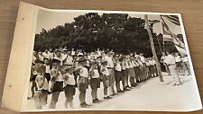 1933 Boy Scouts Rangers Crestwood NY New York 8x10 B&W Photo Picture Salute picture