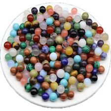 30Pcs 12mm Crystal Gemstone Natural Stone Chakra Crystal Sphere Tiger Eye Agates picture
