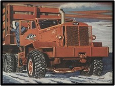 1957 Mack Trucks Alaska Freight Lines NEW Metal Sign 24