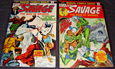 Lot of 2 Vintage DOC SAVAGE #4 & 8 Marvel Comics Back Issues Set (1974) picture