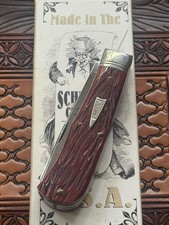 GEC Great Eastern Cutlery SFO Schrade Fire & Ice #73 Trapper Red Bone picture