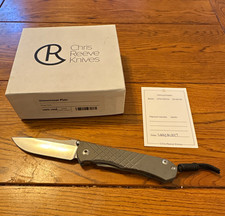 Chris Reeve Knives Umnumzaan Plain Drop Point Plain Edge S35VN Titanium picture