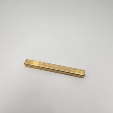 Vintage Solid Brass Cigarette Lighter | Mechanical Striker | Mid Century Decor picture