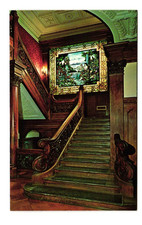 Staircase, Morrison Hall Orange County Comm College Middletown NY VTG Postcard   picture