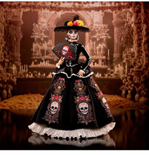 Day of the Dead La Catrina Skeleton Lady Collectible Figurine Doll Mexican picture