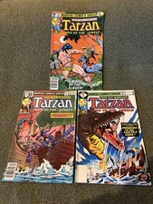 Edgar Rice Burroughs ' Tarzan Lord Of The Jungle (Lot Of 3) Bronze Age 1978 VG picture