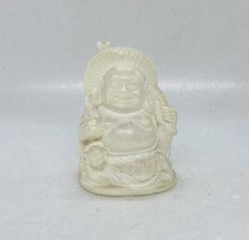 Vintage Laughing Lucky Buddha Statue Resin Figurine 3” Art Decor Feng Shui 18 picture