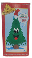 Vintage 1996 Gemmy Douglas Fir Animated Talking Singing Christmas Tree See Video picture