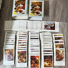 Vintage Simply Delicious Recipe Card Lot 55 Sealed Packs 2 Albums 750+ Cards picture