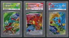 SEQUENTIAL Kanto ACE 10 First Partner Series 1 Bulbasaur Charmander Squirtle picture
