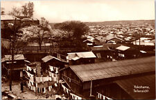 Aerial View Yokohama Pre 1923 Earthquake Japan Trinks-Bildkarte Postcard RPPC picture