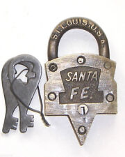 Keen Kutter Santa Fe Brass Lock And Keys picture