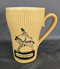 Vintage Crandall's Lively Horseman Coffee Tea Mug 8 oz Made in Japan Horse Rider picture