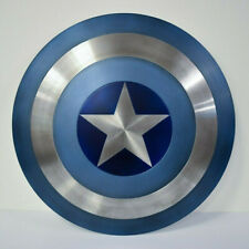 Handmade 22 Inch Captain America Shield Metal Replica Superhero Avengers picture