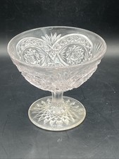 Purple Glass Compote Dessert Glass Bowl Victorian Decorative picture