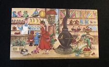 Vintage Holiday Christmas Greeting Card Paper Collectible Toy Store picture