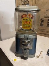 Vintage Almond Joy Gumball Machine with Glass Globe/keys picture