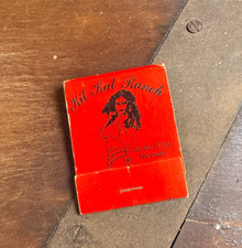 Vintage Kit Kat Ranch Nevada Brothel Matchbook Full Unstruck Carson City picture