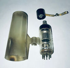 VINTAGE Raytheon 1X2B VACUUM TUBE UNTESTED / PLASTIC SLEEVE & ELECTRICAL CONTACT picture