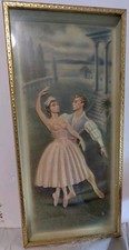 Vintage Metalcraft Corp Dimension III Ballet 7029 Framed 3D Relief Wall Art MCM picture