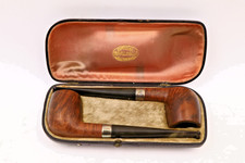 RARE Barling's Make Pre-Transition Cased Pipe Set EB-WB Sterling c. 1920 picture