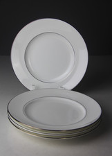 Lenox Continental Dining Platinum Set of 4 Luncheon Plates 9.5