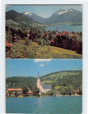 Postcard Village Schliersee Lake Schliersee Upper Bavaria Germany picture