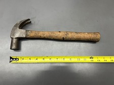 (H1) VINTAGE STANLEY DEFIANCE 22oz FAT NOSE HD CLAW HAMMER - VGC - USA picture