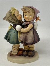 Goebel Hummel Telling Her Secret # 196 TMK4 Figurine Germany 2 Girls Whispering picture