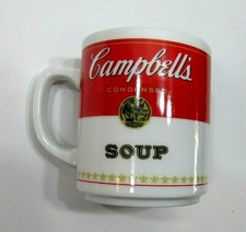 New Vintage Campbell's Condensed Soup Corning Genuine Porcelain Mug Cup FREE S/H picture