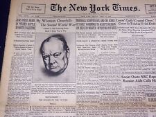 1948 APRIL 16 NEW YORK TIMES - THE SECOND WORLD WAR BY CHURCHILL - NT 3603 picture