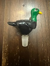 14mm Premium Glass Water Pipe Bowl Bird Duck picture